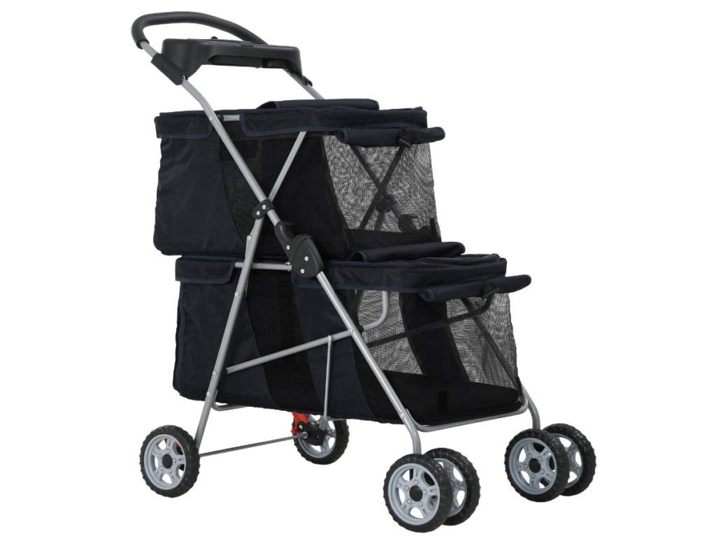 Double Decker Pet Stroller (for Dogs & Cats)