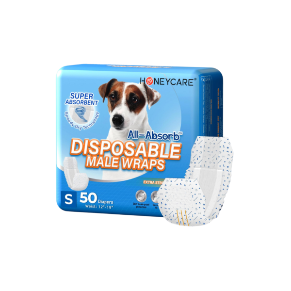 Disposable Diapers For Male Dogs (Belly Bands)